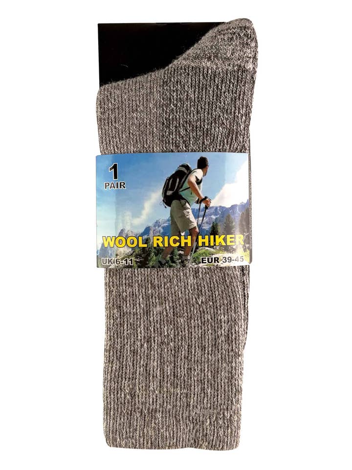 Pontivia Commerce – wholesale Socks – Men's – 2 pack mens breathable cushioned thermal wool hiking7