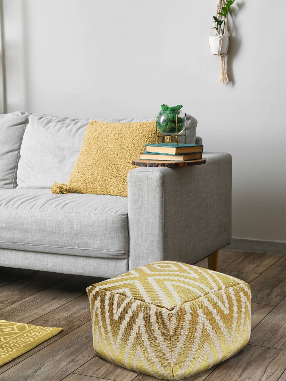 Voglrieder - Wholesale Pouf - Footstool 55 x 37 x 55 cm Pouf Kilim Bode47