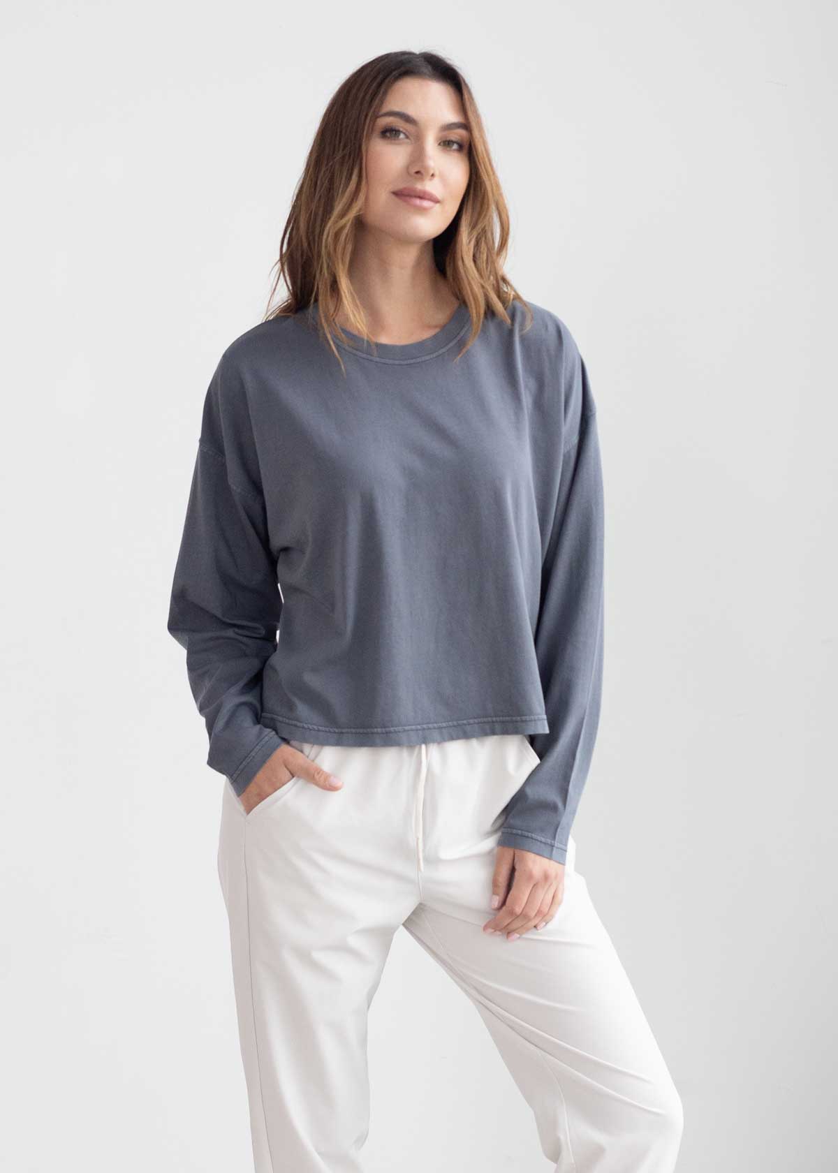 chicka-d - Vente Sweat-shirt – femme - Bar Harbor à manches longues, en toutes couleurs0