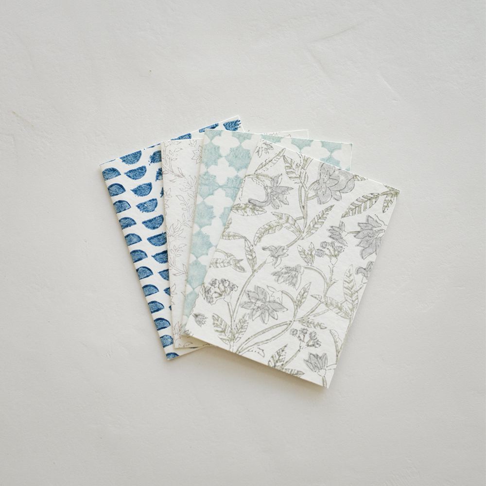 Ji | The Atelier - Wholesale Everyday Greeting Card - Block Print Card - Jardin | Blank3