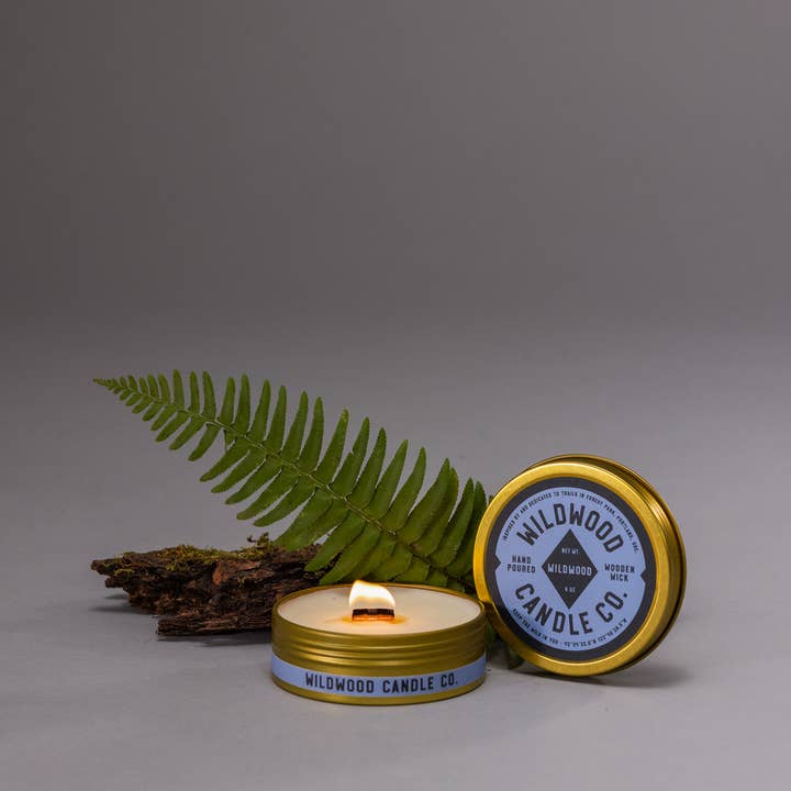 Wildwood Candle Co. - Wholesale Travel Candles - 4 oz Wildwood Travel Tin Candle1
