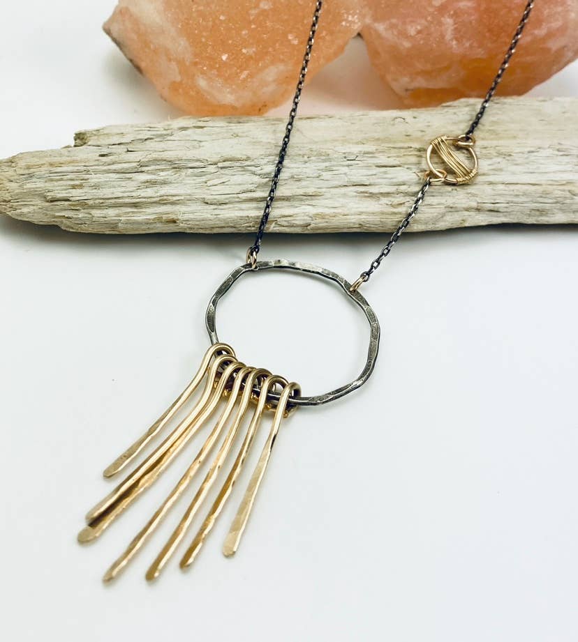 Laura J Designs - Wholesale Pendant/Charm Necklace - Elektra Bars Necklace1