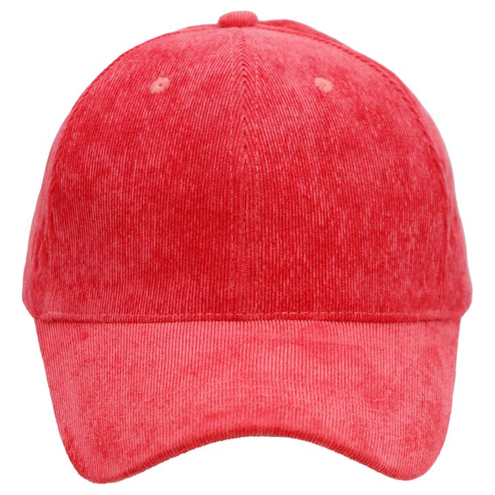 Cap Zone – Großhandel Basecap – Damen – Baseballkappe aus Cord-Baumwolle mit Klettverschluss hinten11