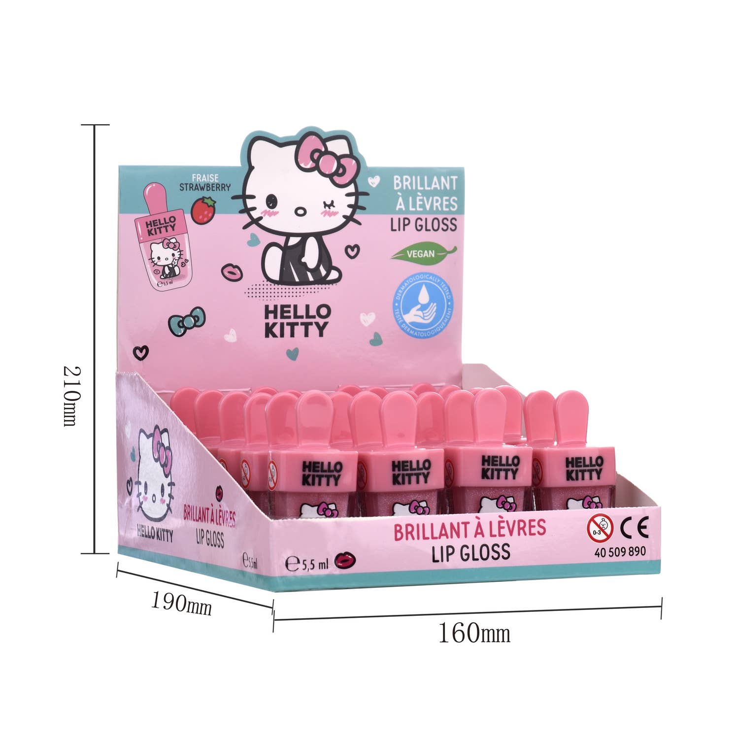 Takecare – wholesale Läppglans - Barn – Hello Kitty läppglans i glassform8