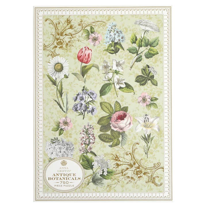 Antique Botanicals Jigsaw Puzzle for wholesale by Anna Griffin Inc