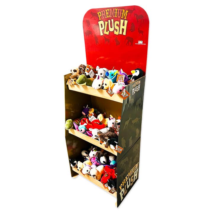 Novelty Brands - Wholesale Retailer Display - Kids & Baby - So Much Fun! Premium Plush Floor Display - 36 PC Assortment