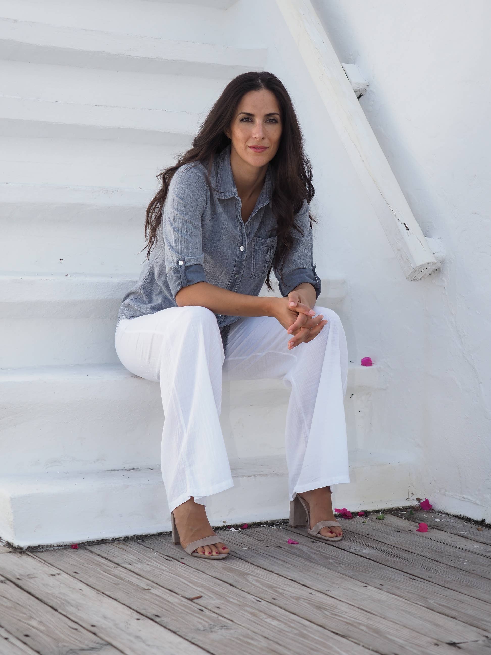 Cotton Natural - Vendita all'ingrosso Camicia button down - Donna - Kate Fossil Camicia grigia1