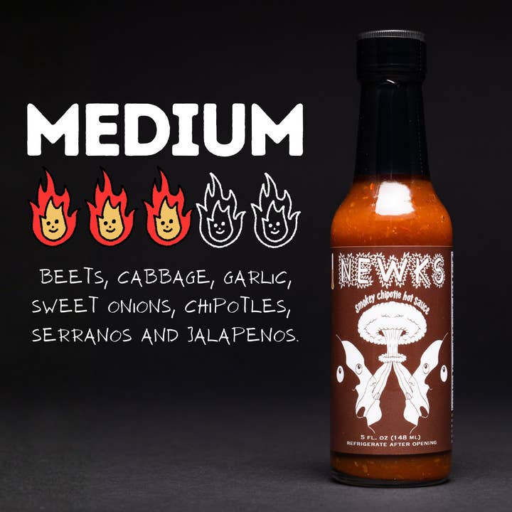 Newks Smokey Chipotle Hetsås för wholesale av Newks Hot Sauce