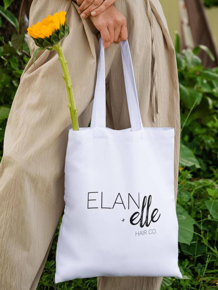 Custom Business Logo Tote Bag - Personalized & Customizable for wholesale by 240 Spirit Press