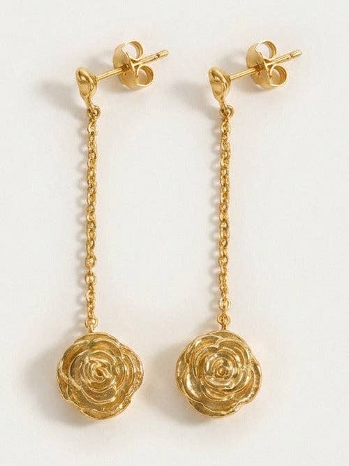 Lange oorbellen Rosetta voor wholesale door Persea Jewelry