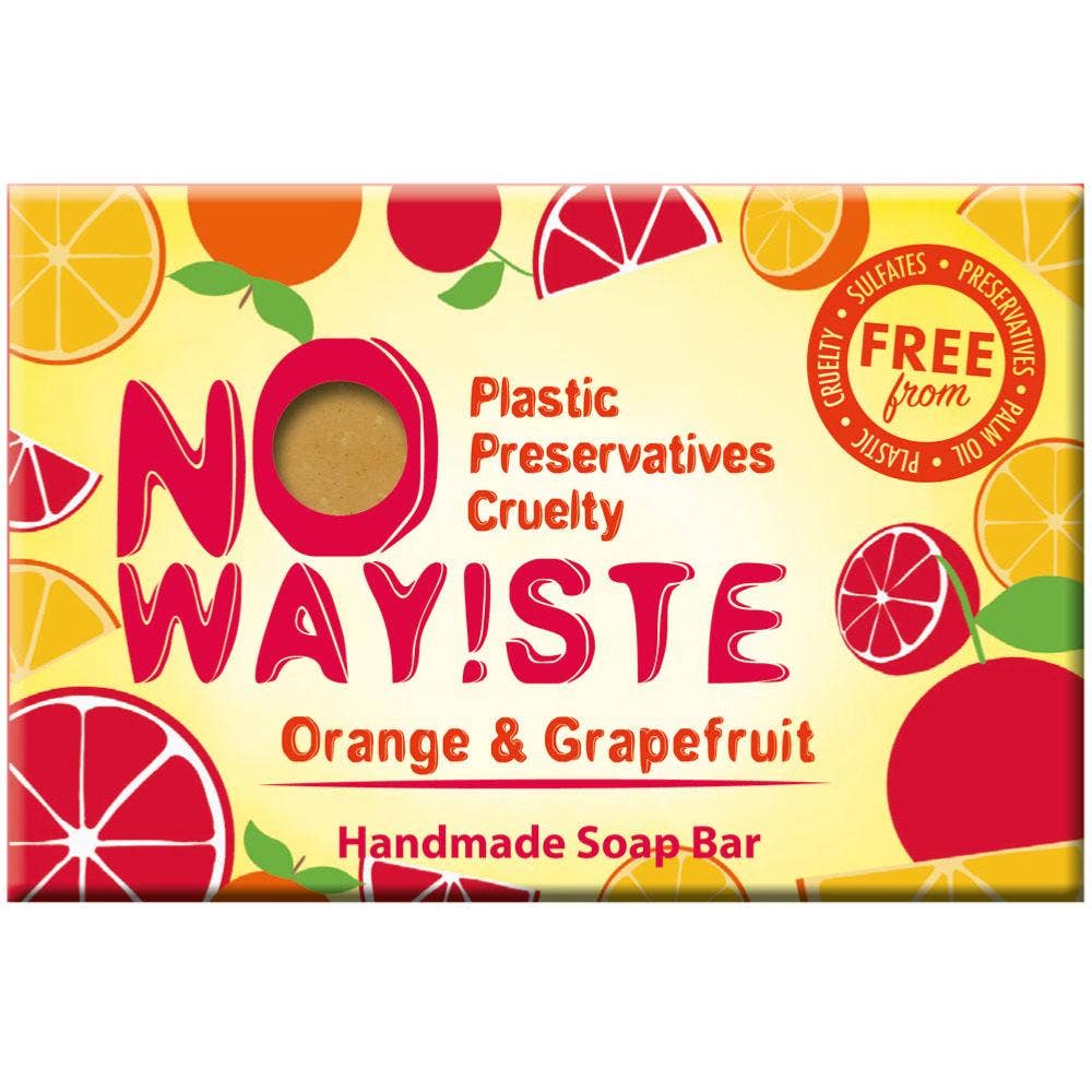 Shared Earth – wholesale Bar Soap – No Way!ste Solid Soap Bar, Orange & Grapefruit0