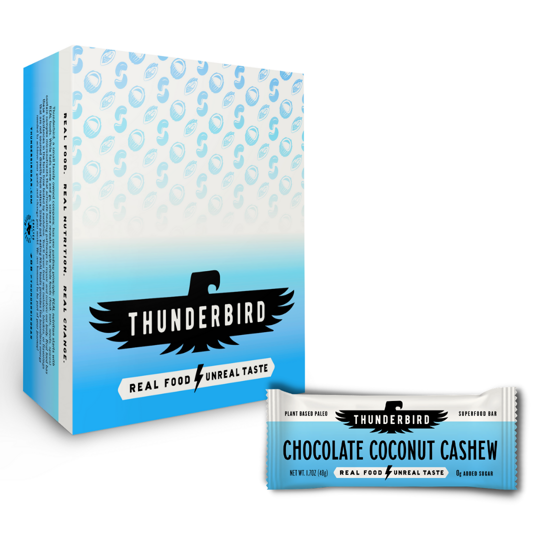 Thunderbird Real Food Bars - Vendita all'ingrosso Barrette - Anacardi al cioccolato e cocco1