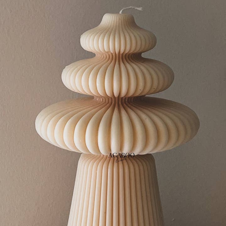 Agaboo Candle - Wholesale Novelty Candle - Roman Pillar Candle 8x4in 4