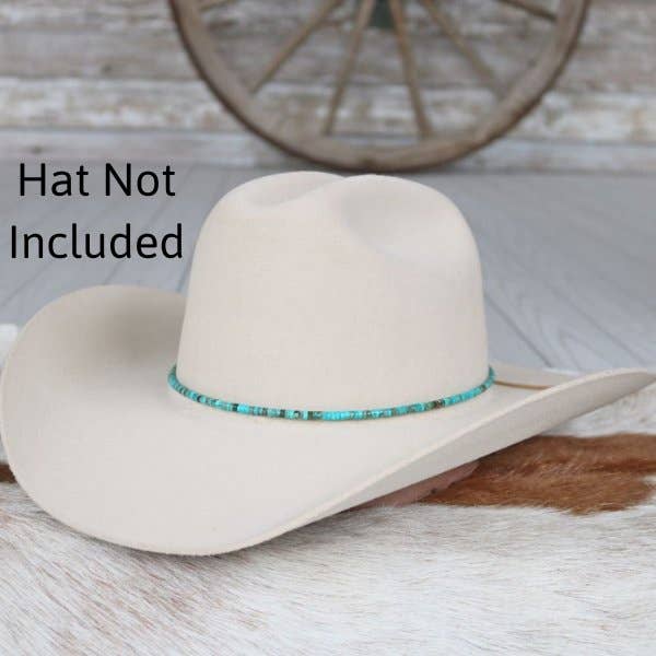 Willow Lane Hat Co. - Vente Accessoire pour chapeau – femme - Bracelet à chapeau en pierre turquoise2