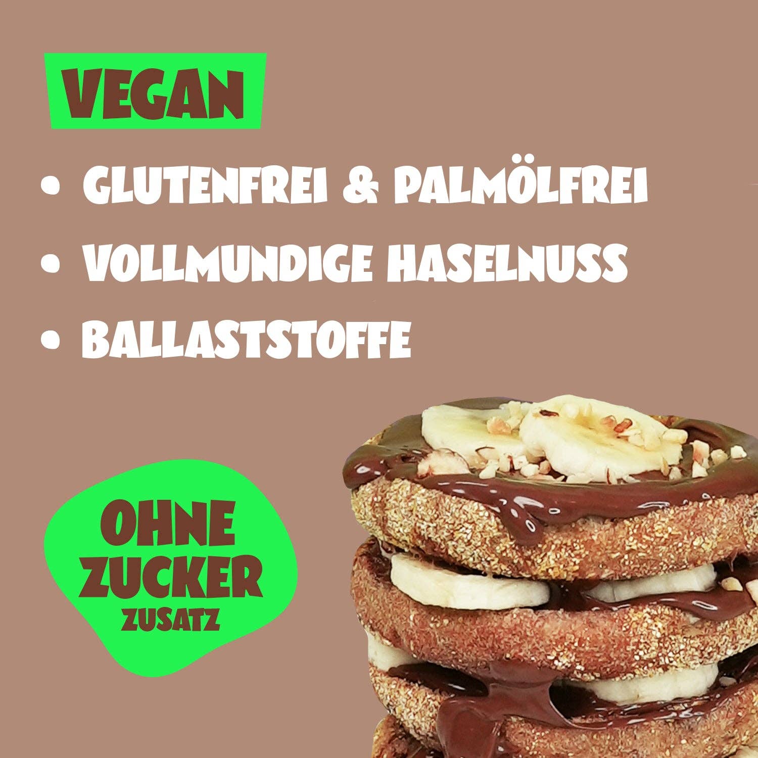 ahead - Wholesale Nut Butter - Crazy Hazel Vegan - No Added Sugar Spread 6x200g1