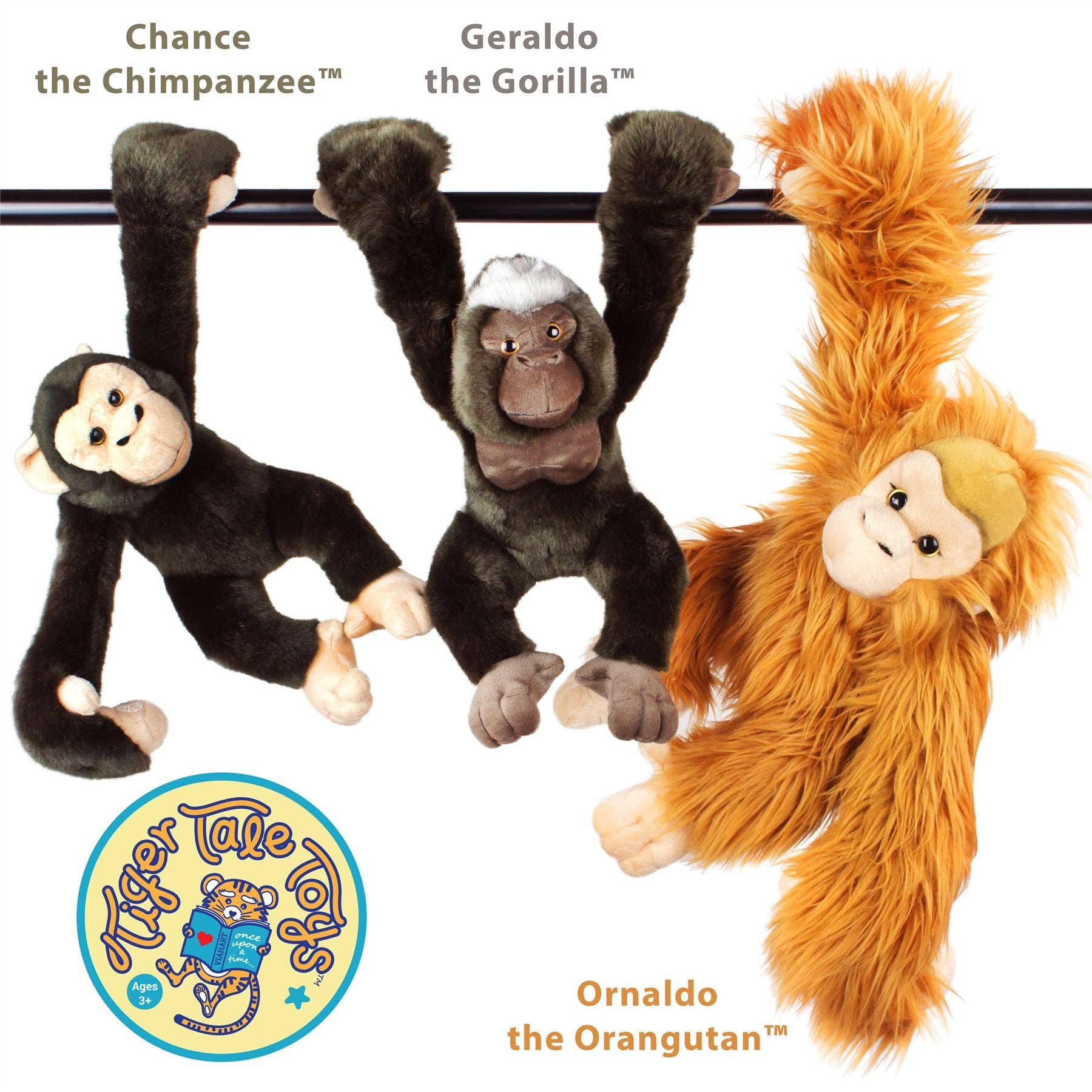 VIAHART Toy Co. - Wholesale Stuffed/Plush Toy - Kids & Baby - Geraldo The Gorilla | 15 Inch Stuffed Animal Plush6