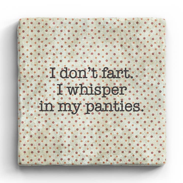 Whisper - Marble Coaster for wholesale by Paisley & Parsley