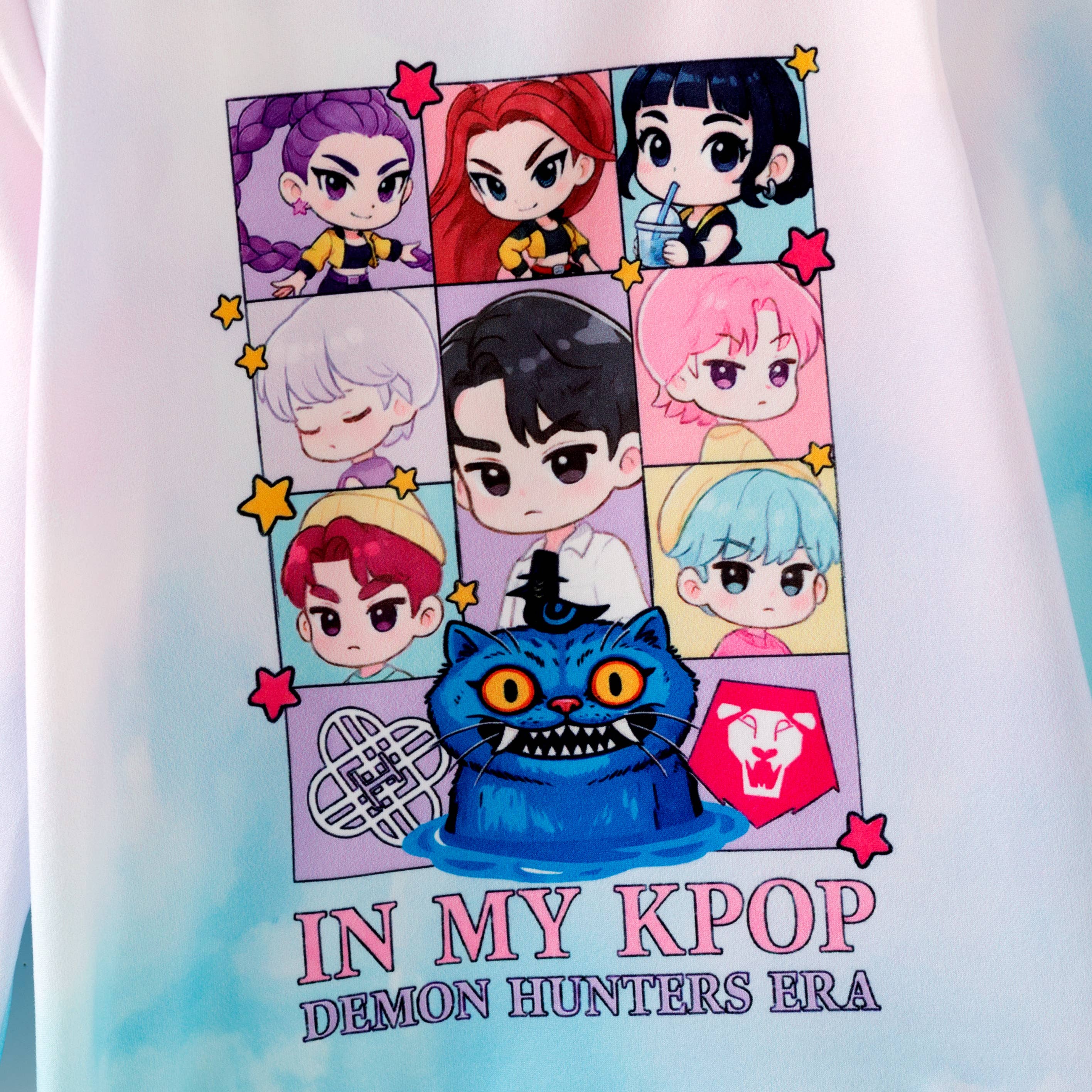 Auraquise - Wholesale Sweatshirt - Kids - Girls Popular Kpop Demon Hunter Printed Sweatshirts Collection6