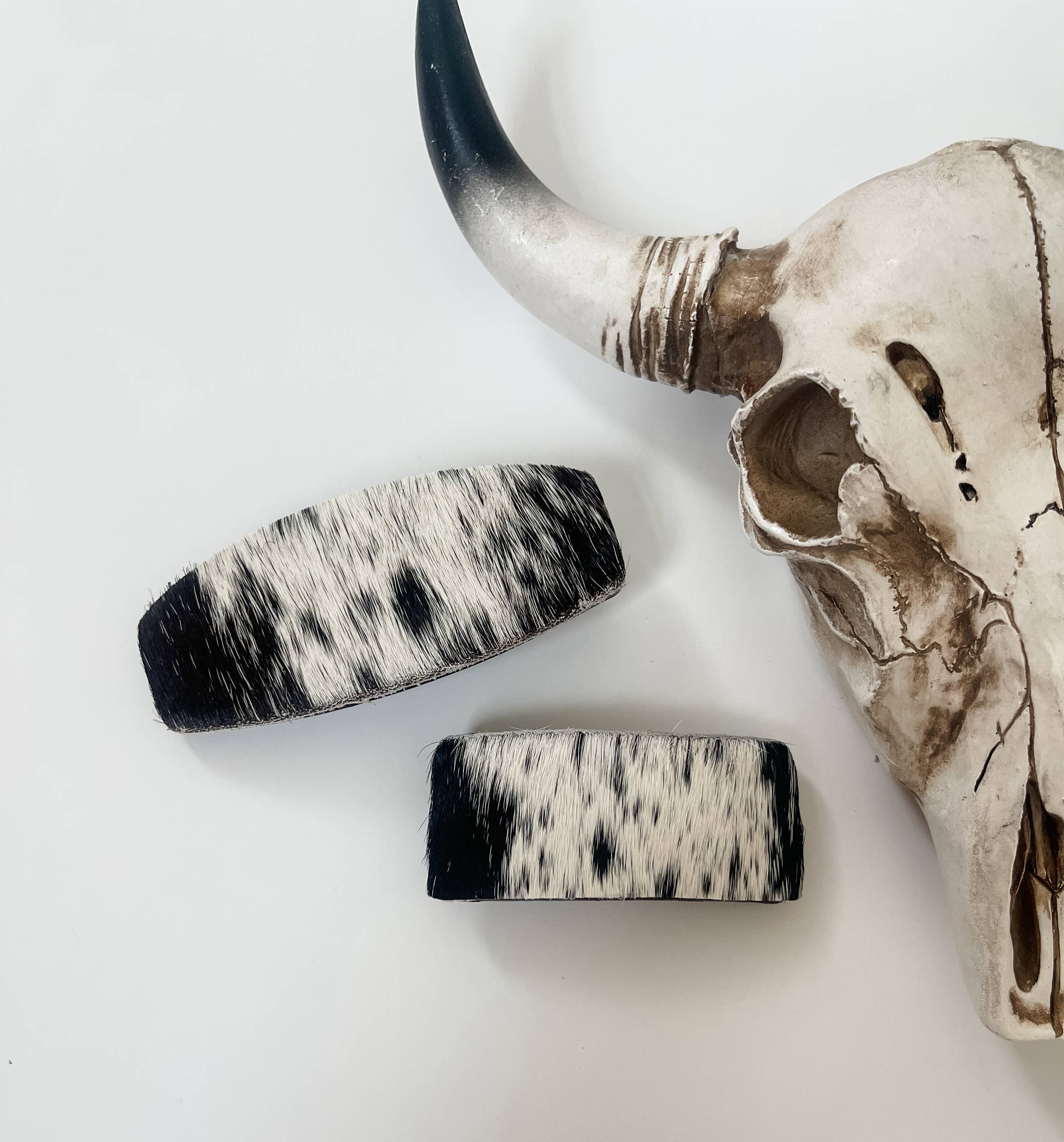 Boho Ranch Shop - Wholesale Barrette - Women's - Western Hair On Cowhide Hair Clip Barrette4