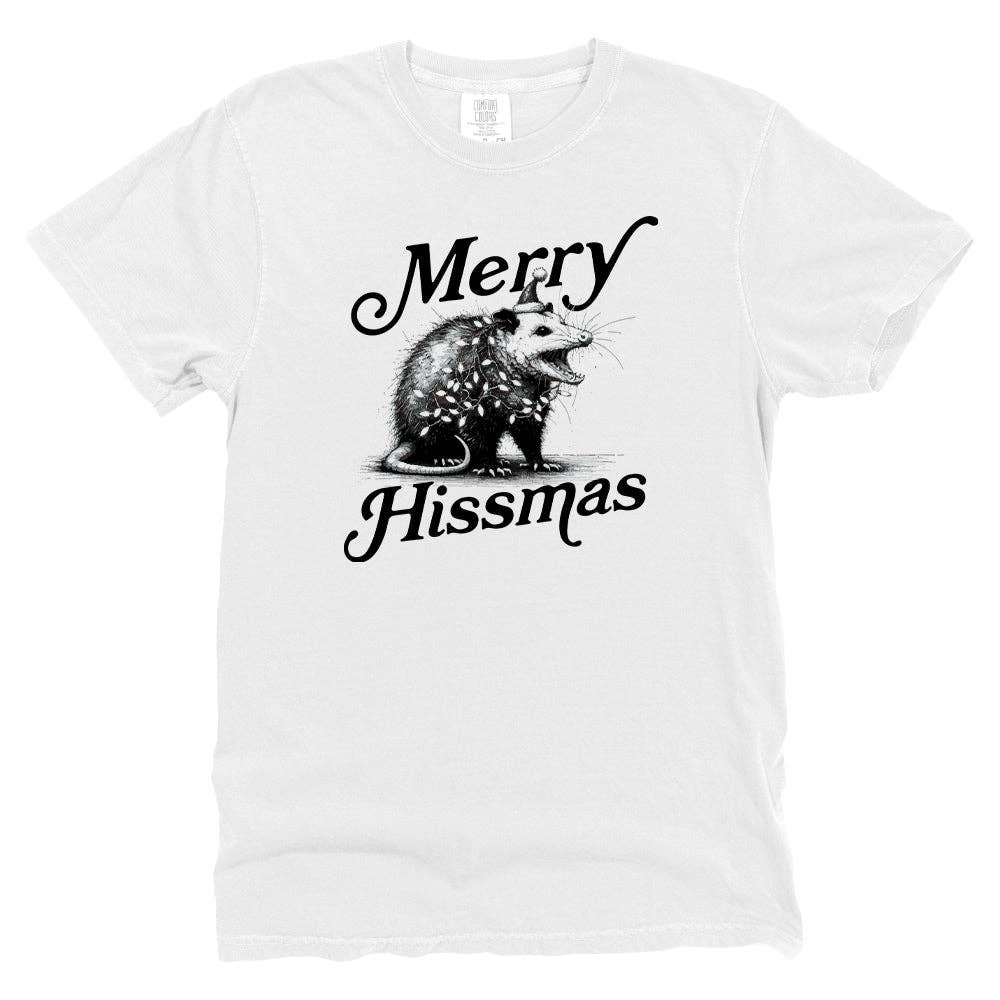 Let's Get This Thread - Wholesale Screen Printed T-Shirt - Unisex - Merry Hissmas Script9
