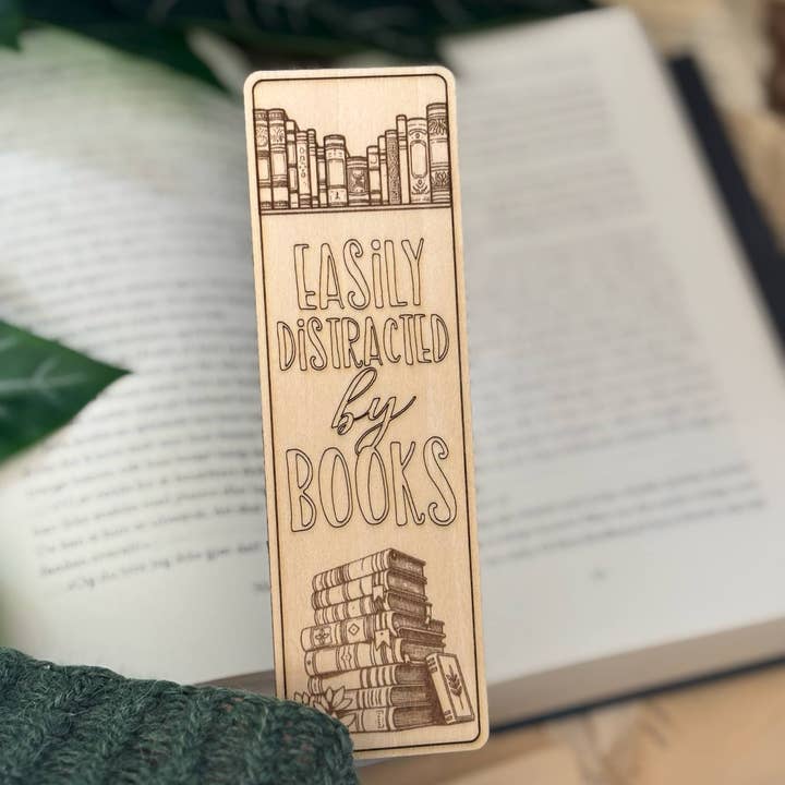 Nordic Book Adventure – Marcador por atacado – Facilmente Distraído - Marcador de madeira