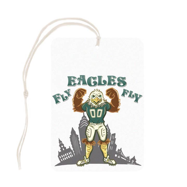 Philadelphia Swoop "Fly Eagles Fly" Air Freshener for wholesale by Lucky Mfg. Co.