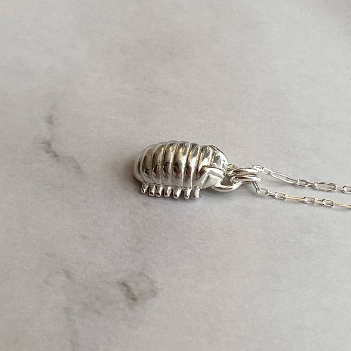 Blue Dot Jewelry - Wholesale Pendant/Charm Necklace - Silver Roly Poly Necklace7