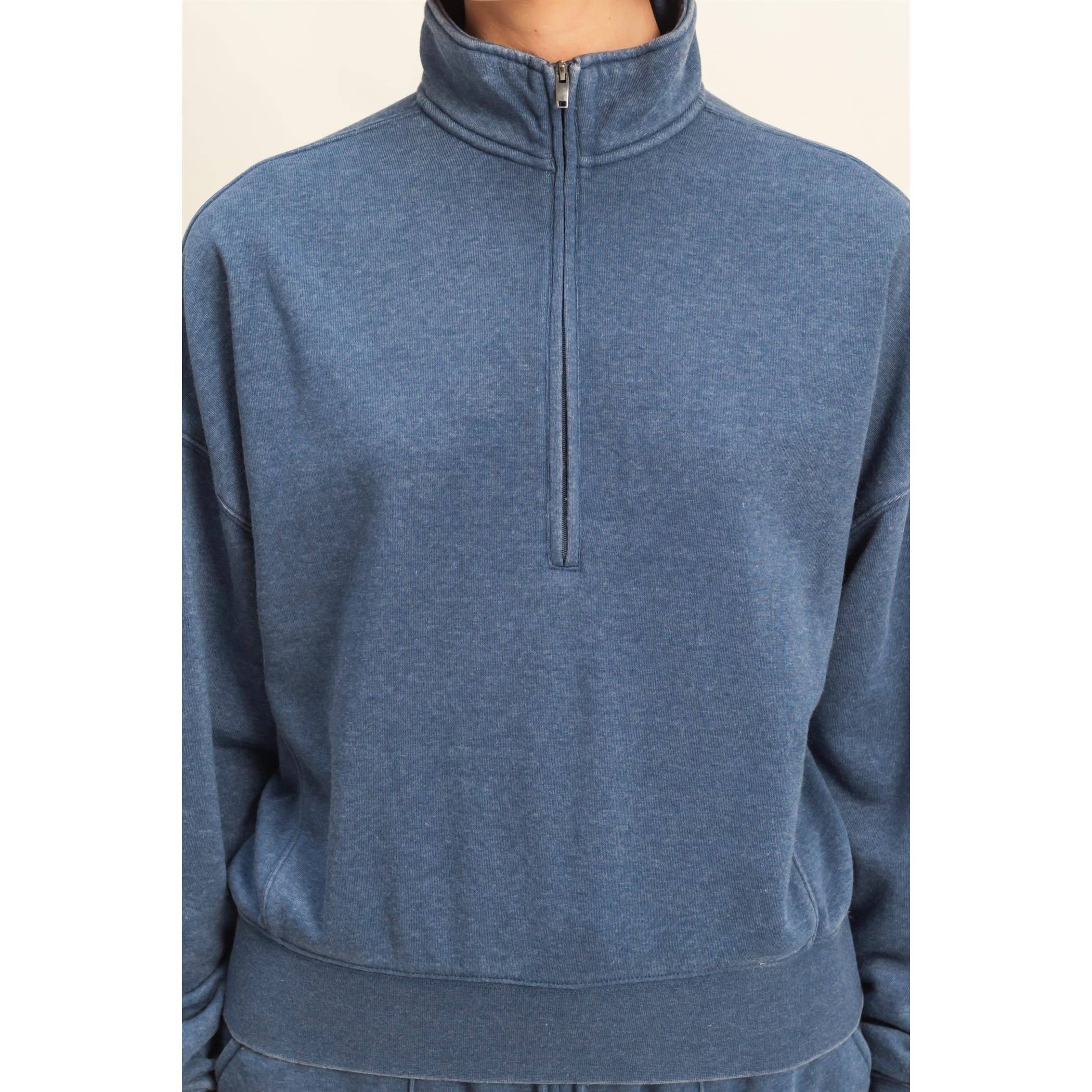 Double Zero - Venta al por mayor Sudadera - Mujer - Sudadera con media cremallera Love This Way32