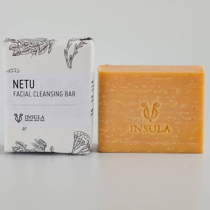Nettoyant visage solide Netu pour la vente par Insula - Natural Body Care