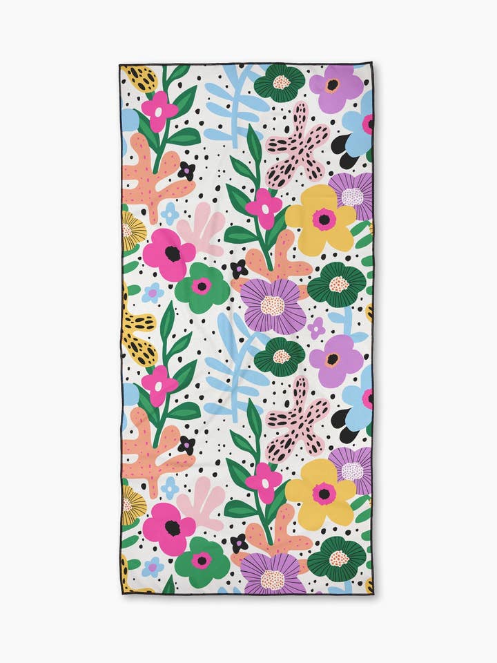 Abstract Botanicals Beach Towel for wholesale by Geometry