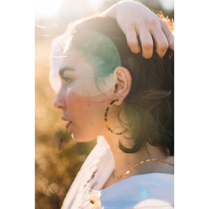 Crafts & Love - Wholesale Hoop Earrings - Acrylic Hoop Studs - XL4