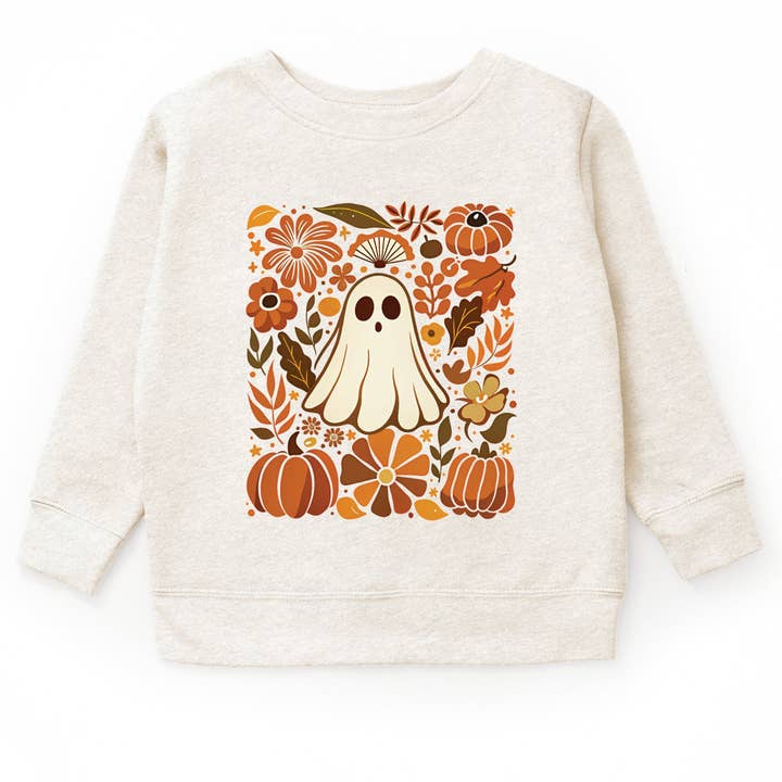 Spøgelsesblomst Collage - Ungdoms Grafisk Sweatshirt og Småbørns Grafisk Sweatshirt for engroshandel hos The Juniper Shop Wholesale