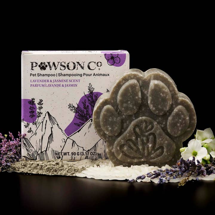 Shampoo bar per animali domestici | Pawson & Co | Lavanda e gelsomino per la vendita all'ingrosso da parte di Viori Beauty