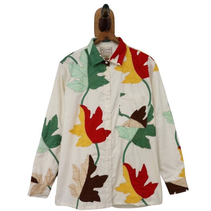 Jessie Quilt a maniche lunghe Button Down Sz S JLS8 per la vendita all'ingrosso da parte di Farewell Frances