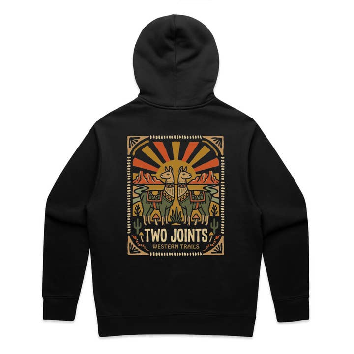 Western Trails - Premium Hoodie for wholesale by Two Joints Surf Co.