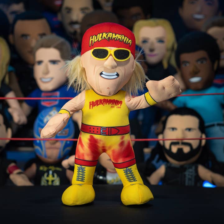 Uncanny Brands - Wholesale Stuffed/Plush Toy - Kids & Baby - Bleacher Creatures WWE Legend Hulk Hogan 10" Plush Figure1