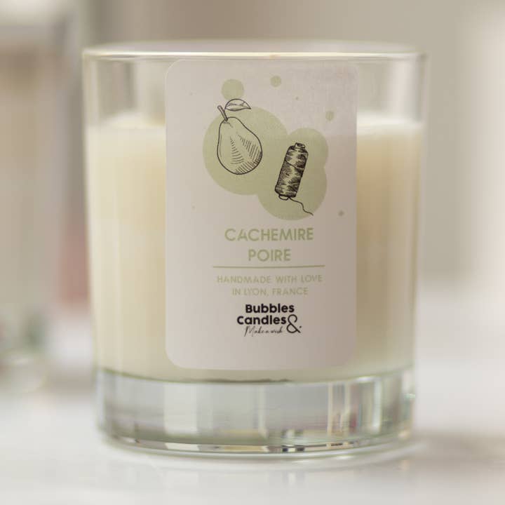 Cashmere pære stearinlys for engroshandel hos Bubbles and candles