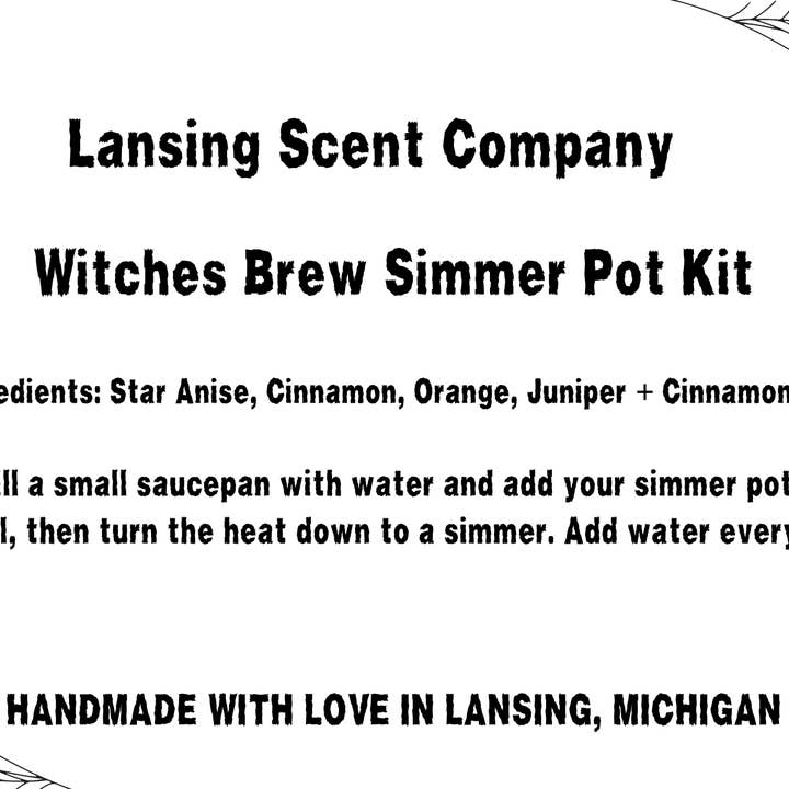 Lansing Scent Company - Wholesale Potpourri - Spooky Halloween Simmer Pot Kit2