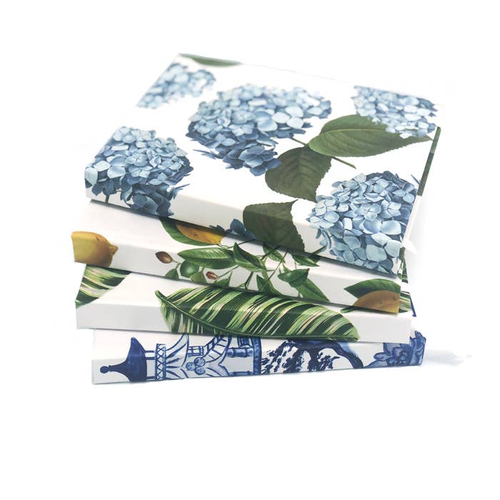 JOSIL Paperie & Gift - Wholesale Journal/Diary - Blue Hydrangea Journal2