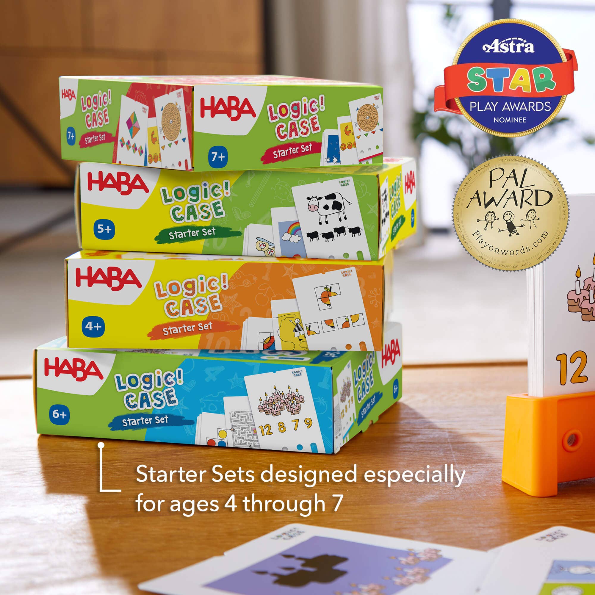 HABA USA - Wholesale Brain Game - Kids - Logic! CASE Starter Set 4+6