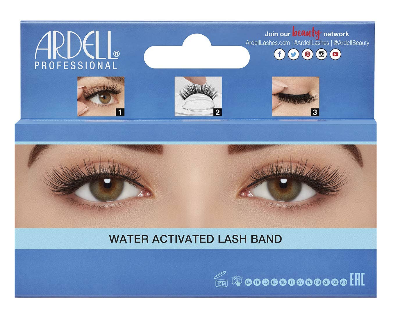 Innovarix - Wholesale False/Fake Eyelashes - Ardell Aqua False Strip Lashes 341, Water Activated Lashes7