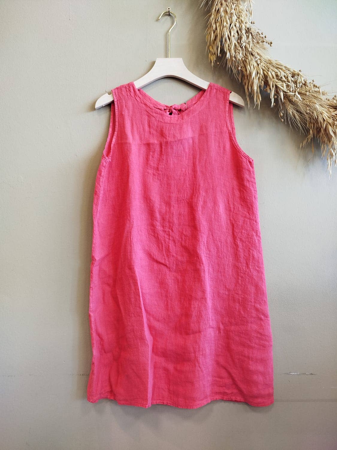 Linos y Textiles - Venta al por mayor Vestido - Mujer - REF 17280 VESTIDO CORTO LINO 100%11