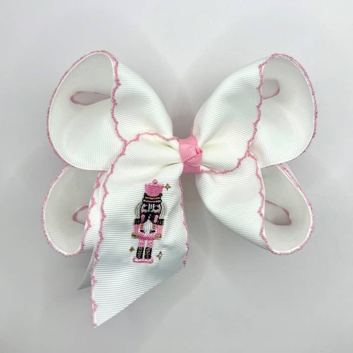 Pink Nutcracker Moonstitch for wholesale by Luminous Sky Bowtique