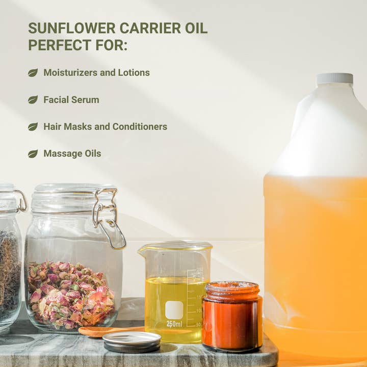 Nature Packaged - Wholesale Bath/Body Oil - Sunflower Carrier Oils - 100% Pure - Farm-Direct Sourcing6