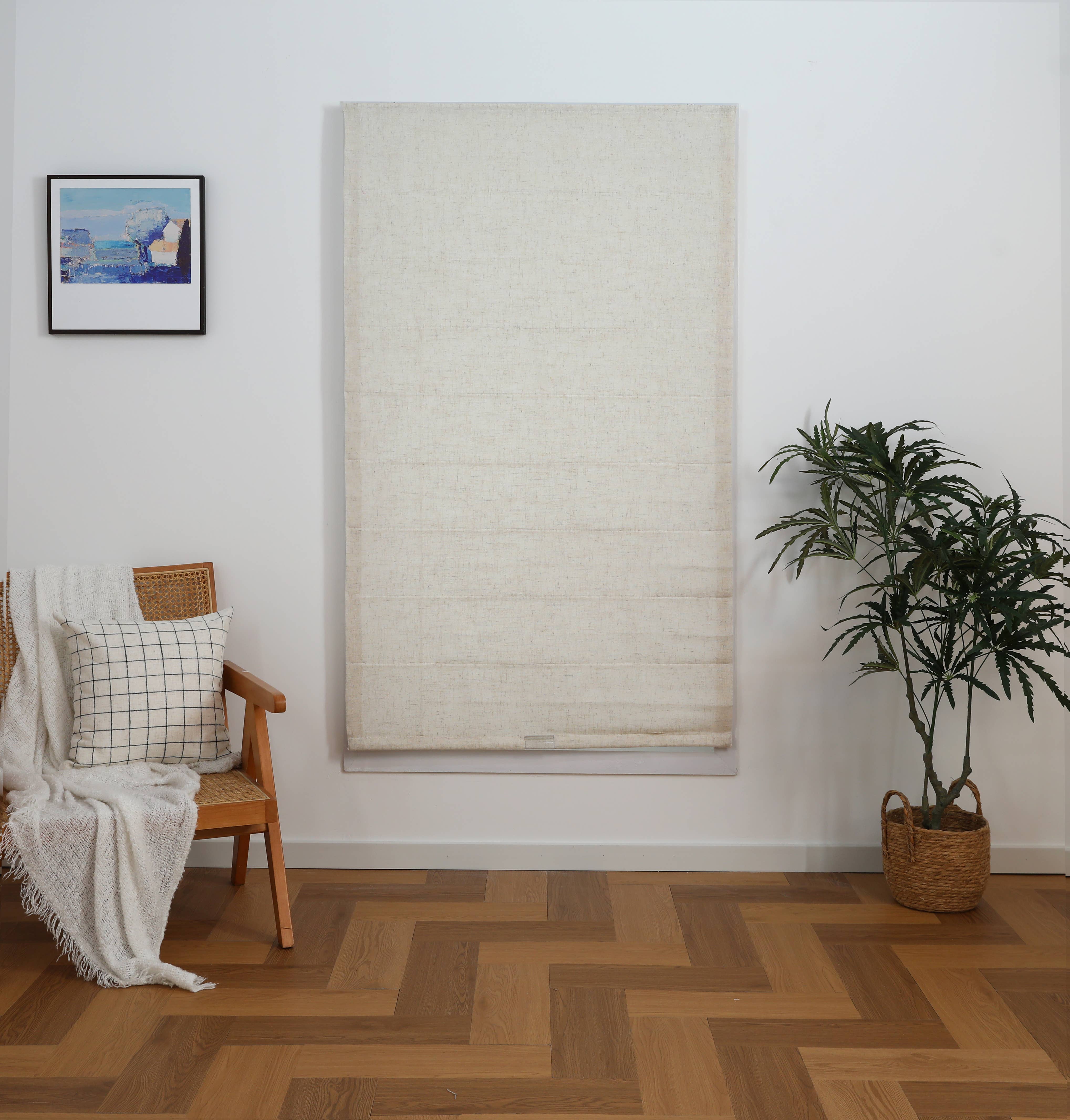 Shadisfy - Vente Stores - Store romain sans fil en lin Bliss3