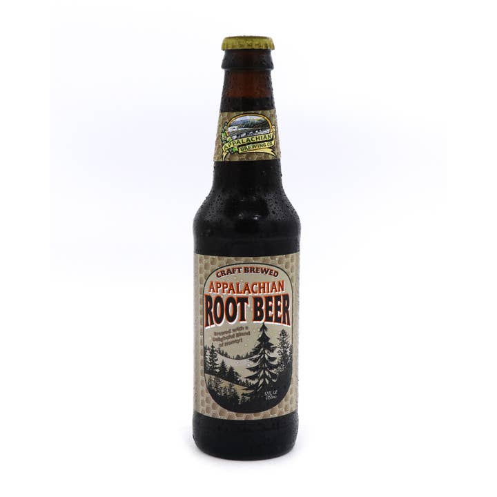 Grandpa Joe's Candy Shop - Wholesale Soda/Carbonated Drink - Appalachian Root Beer Soda, 12oz Glass Bottle 12ct