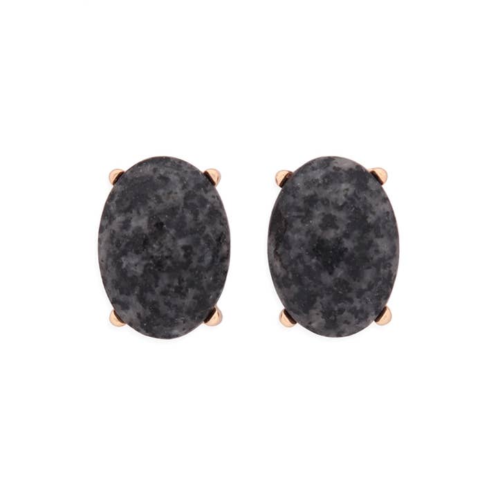 MYS Wholesale Inc - Wholesale Stud/Post Earrings - Faceted Oval Stone Post Earrings4