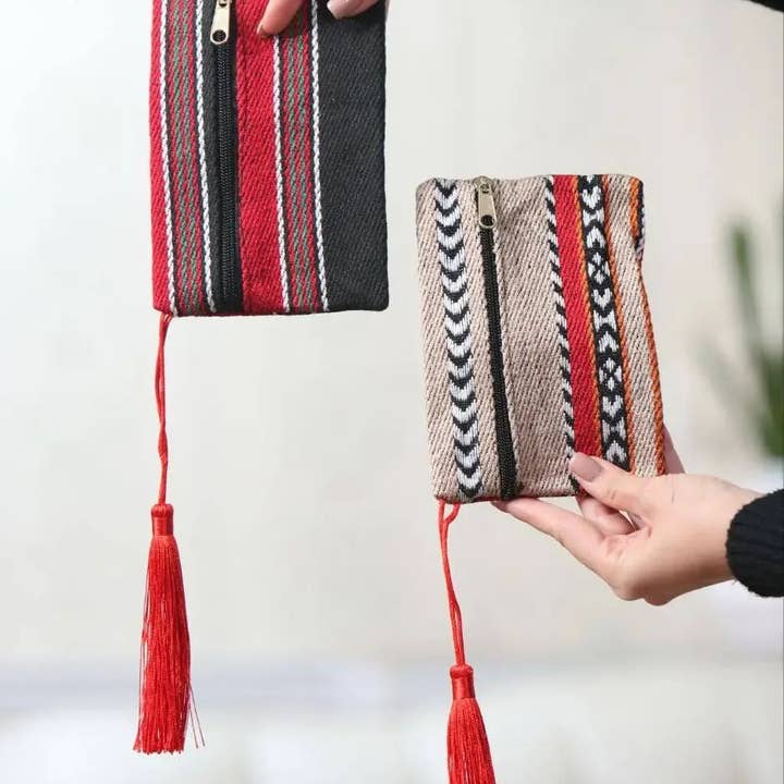 Palestinian Elegance - Wholesale Wallet - Women's - Chimayo Wool Design Wallet – Authentic Palestinian Craftsmanship6