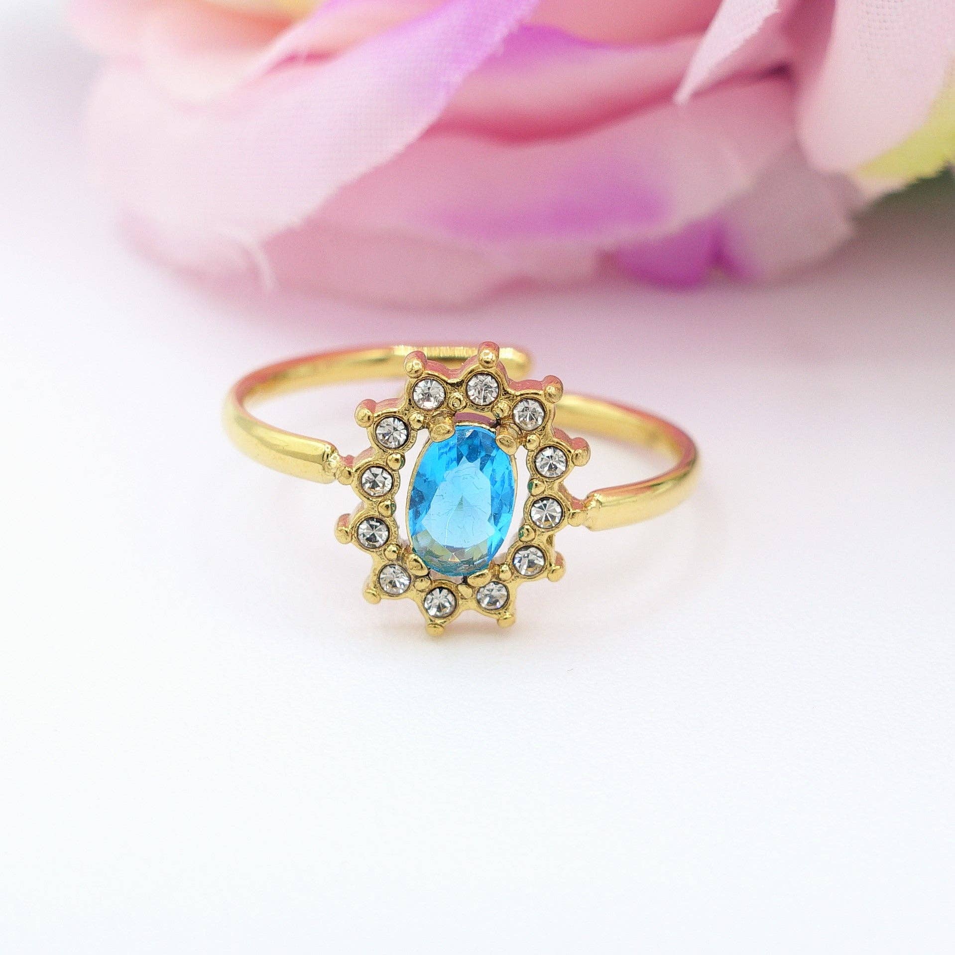 Daemon srls - Wholesale Multi-Stone Ring - KATE ~ Anello in ACCIAIO INOSSIDABILE  con Cubic ZIRCONIA1