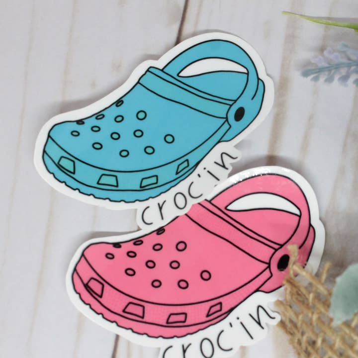 Croc'in Sticker for wholesale by Kaysticks.co
